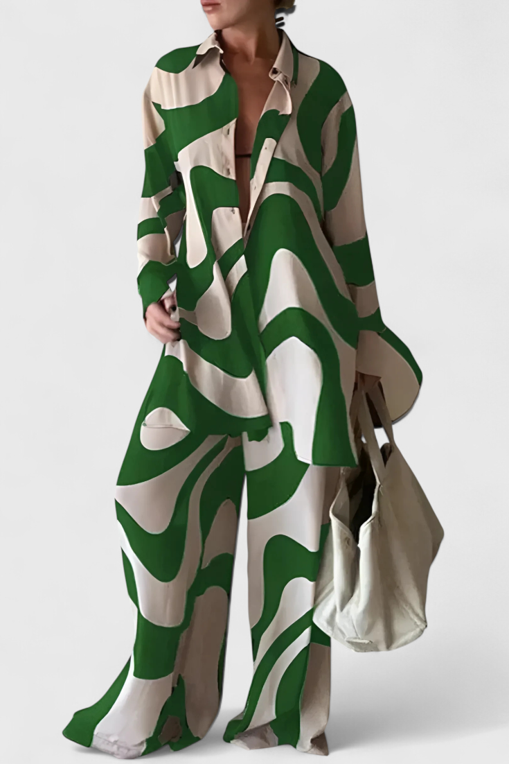 Melania Conjunto de Verano Estilo Natural