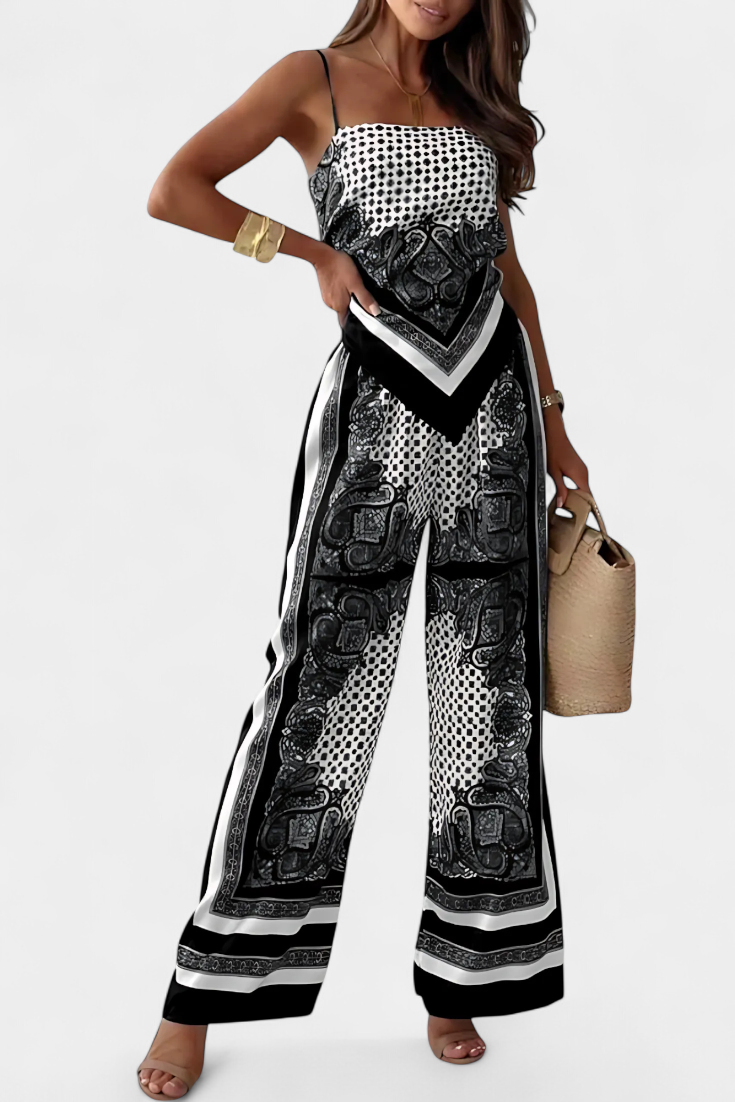 Leonie Conjunto Paisley con Tiras