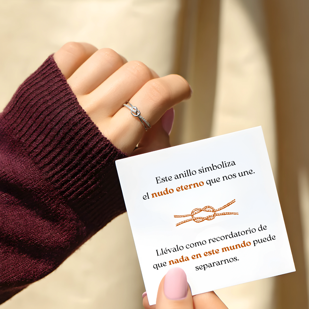 Anillo Nudo de corazón