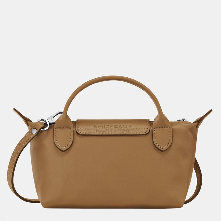 Bolso de Cuero Longchamp Mini - Marrón