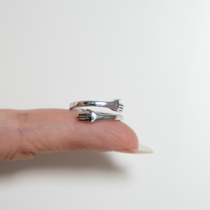 Anillo Abrazo Brillante