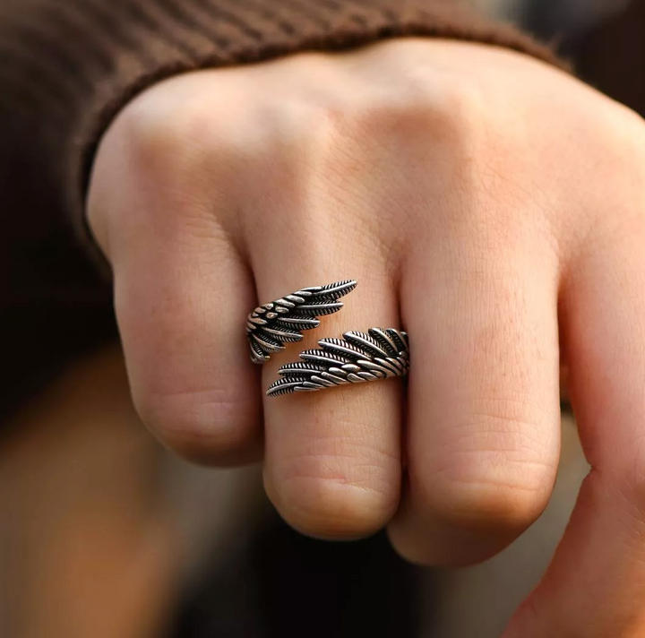 Anillo Alas de Ángel - Personalizable con Nombre