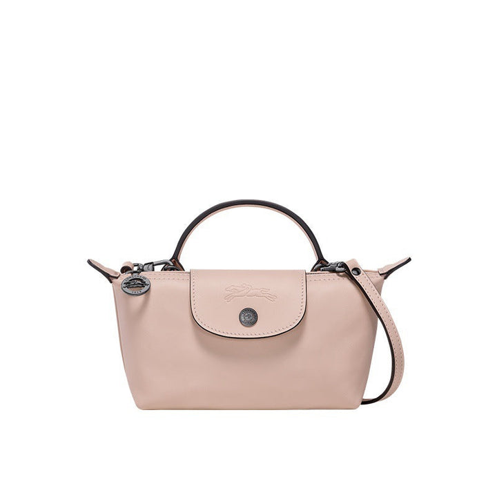 Bolso de Cuero Mini Longchamp - Rosa