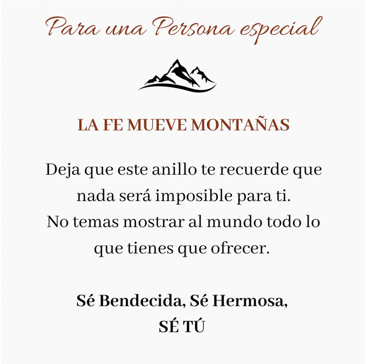 Anillo Aventura - Amor y Amistad