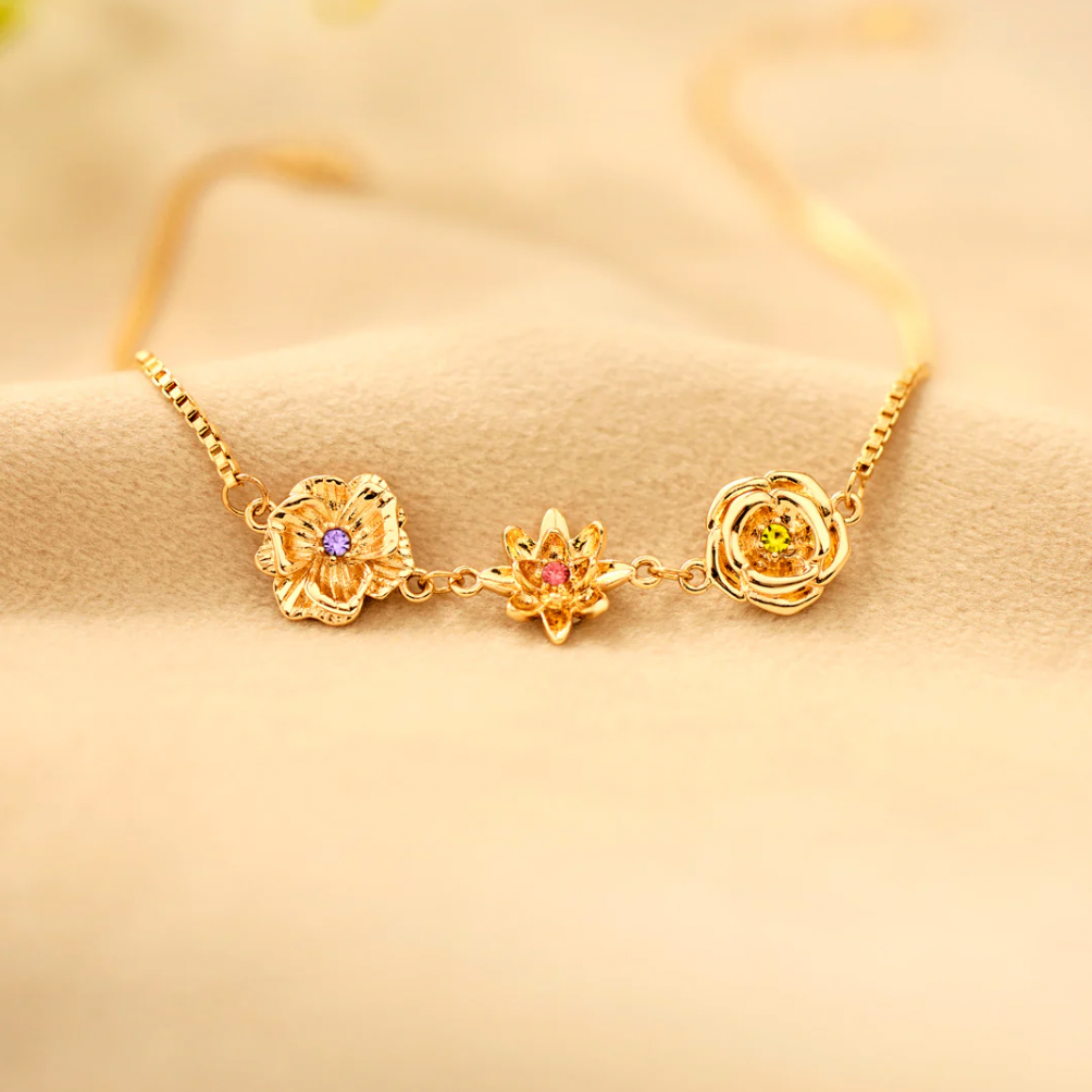 Pulsera Flores de Vida - Personalizable