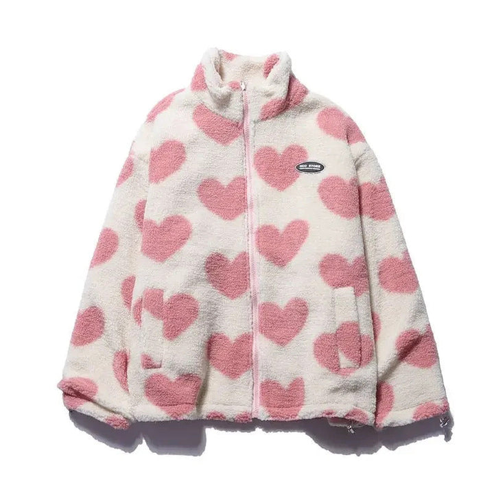 Rosa™ | Chaqueta Reversible con Corazones