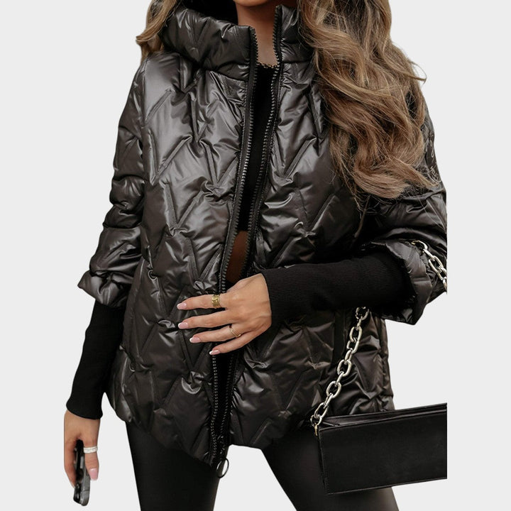 Christina™ | Chaqueta con capucha estilo patchwork