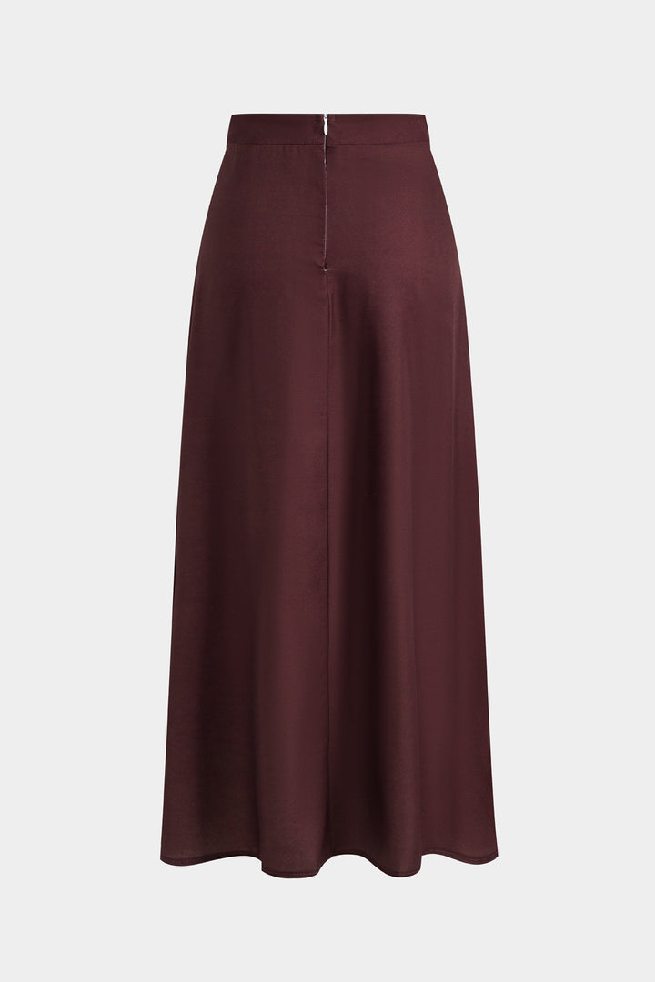 Sloan Conjunto de Top y Falda Recortada Coconut Palm