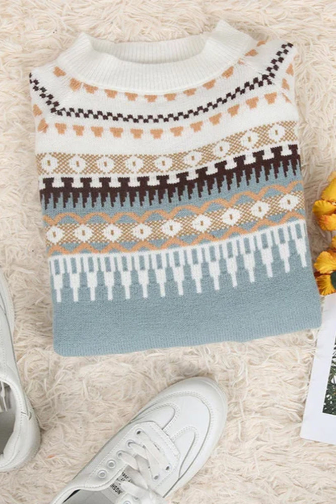 Gemma | Jersey de Cuello Redondo Texturizado