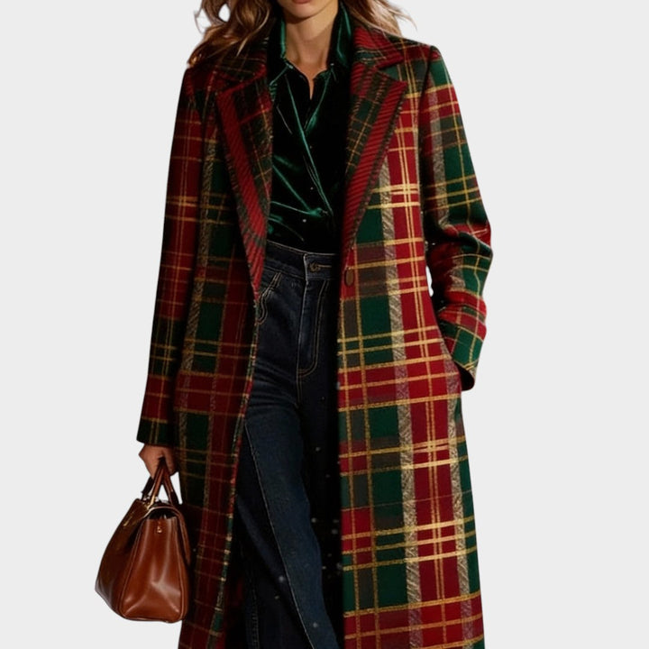 Clara™ | Abrigo clásico a cuadros