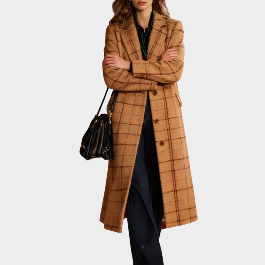 Clara™ | Abrigo clásico a cuadros