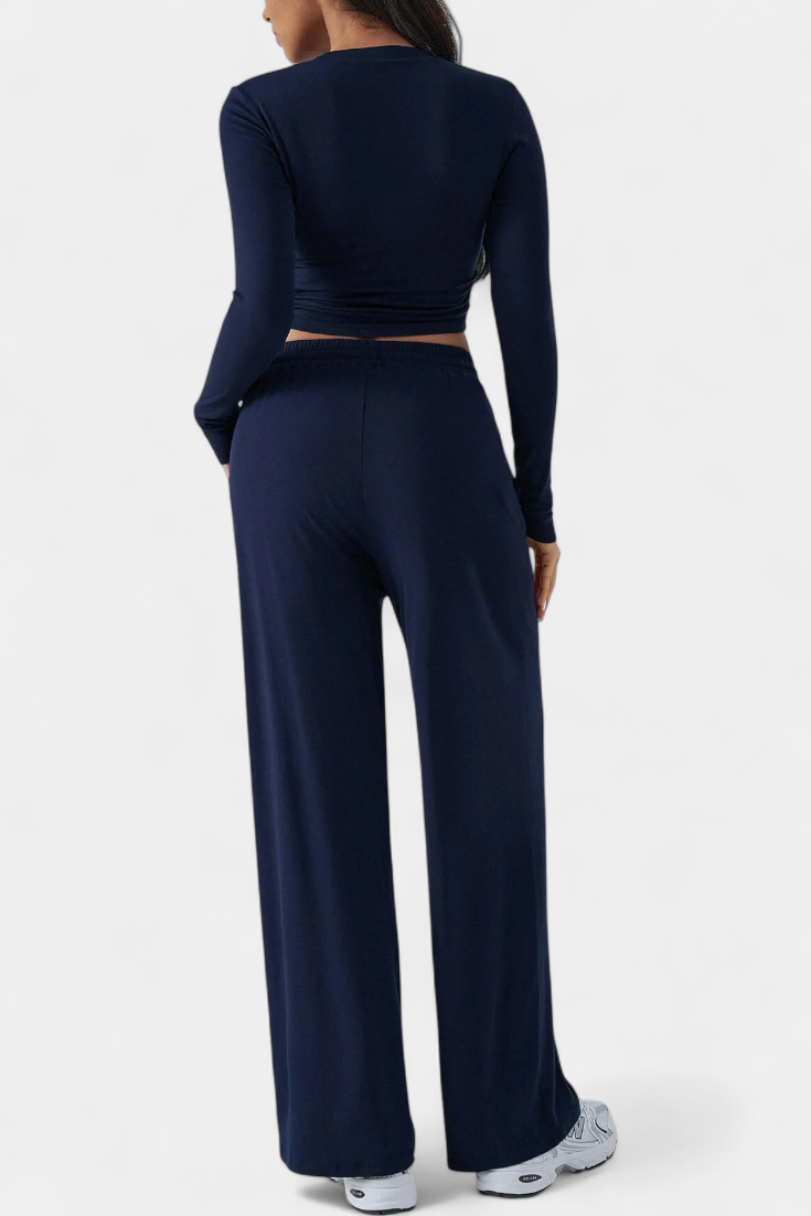 Celaena Conjunto de 2 Piezas con Escote Redondo