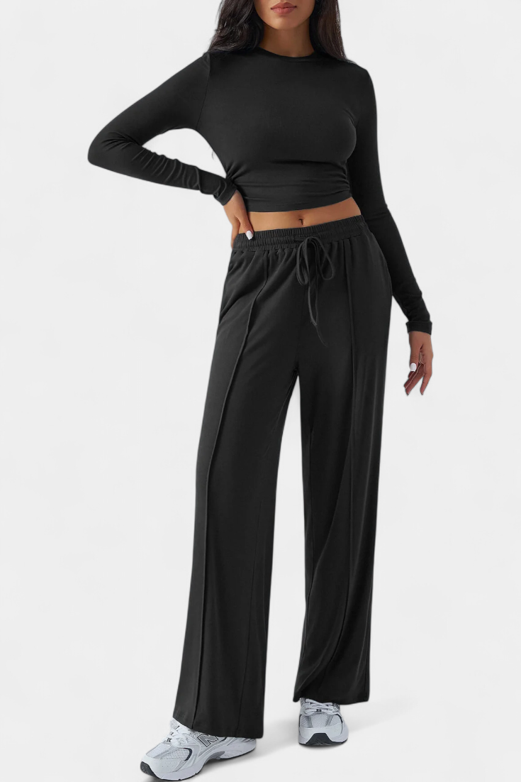 Celaena Conjunto de 2 Piezas con Escote Redondo