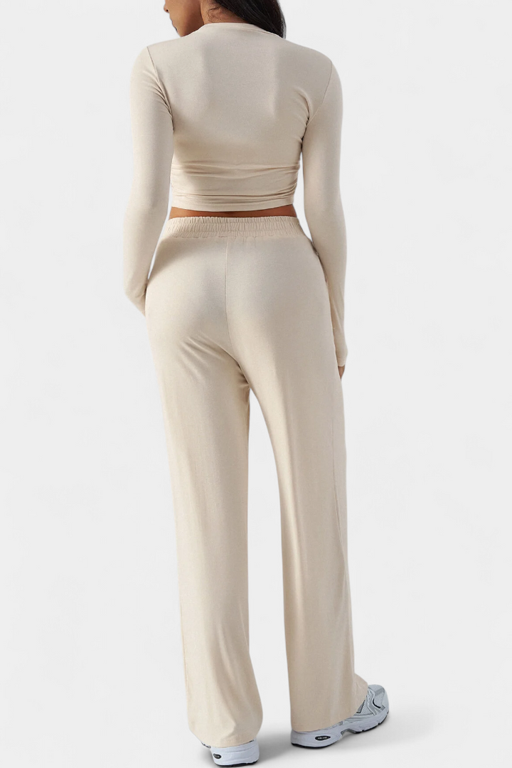 Celaena Conjunto de 2 Piezas con Escote Redondo