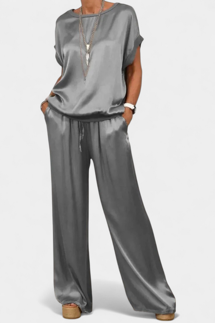 Blasa Conjunto de Primavera de Dos Piezas con Estilo Sofisticado