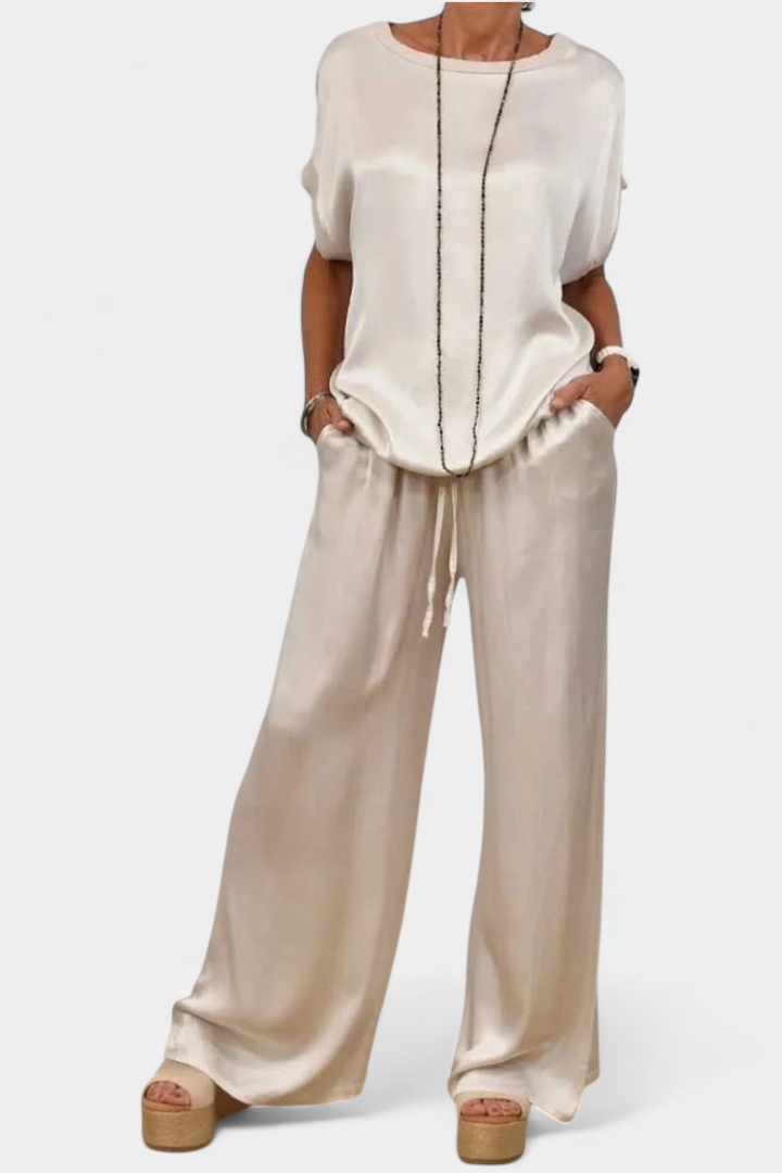 Blasa Conjunto de Primavera de Dos Piezas con Estilo Sofisticado