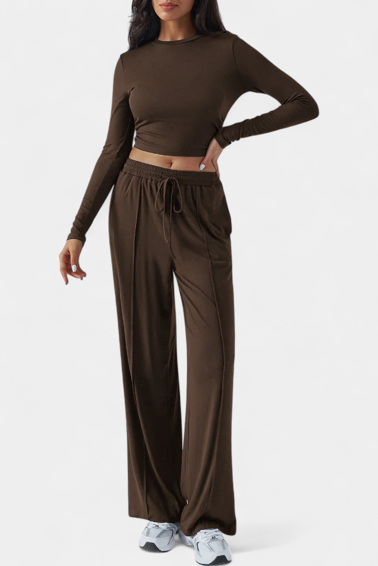 Celaena Conjunto de 2 Piezas con Escote Redondo