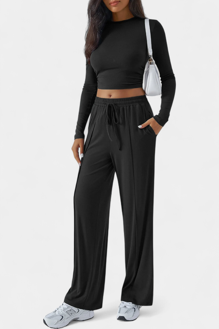 Celaena Conjunto de 2 Piezas con Escote Redondo