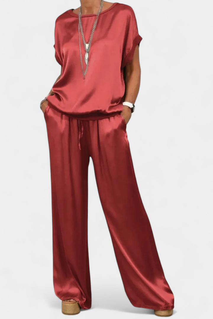 Blasa Conjunto de Primavera de Dos Piezas con Estilo Sofisticado